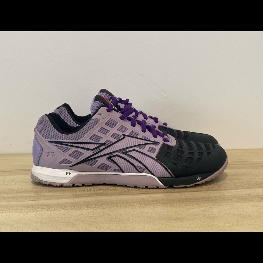 Reebok CrossFit CF74 Purple Black White Training Gym Shoes Women’s 7